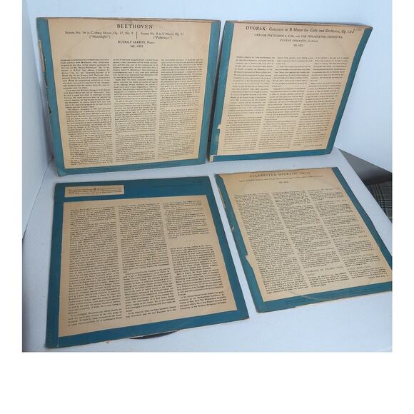 Columbia Masterworks Records Arias Ballet Suites Concerto Sonata Set of 4 - Picture 6 of 9